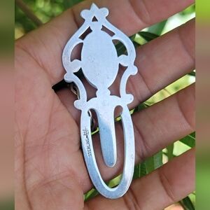 Vintage Webster Co. 925 sterling silver bookmark Refined and classy solid 925